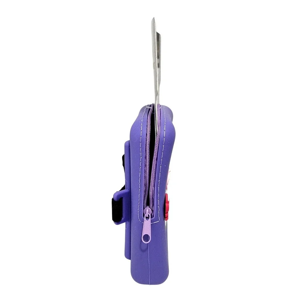 Manna Purple Water Bottle Pouch Bag Silicone Charm Holder Stanley Compatible NWT